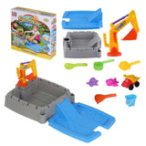 Darrahopens Baby & Kids > Baby & Kid's Toys > Activity Toys Keezi 2-in-1 Kids Sandpit Water Table Working Excavator Digger Sensory Play Toys