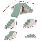 Darrahopens Baby & Kids > Baby & Kid's Toys > Activity Toys Keezi Kids Climbing Blocks 4-Piece Foam Toddler Playset Soft Indoor Climbing Toy Rocker