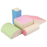 Darrahopens Baby & Kids > Baby & Kid's Toys > Activity Toys Keezi Kids Climbing Blocks 5-Piece Foam Toddler Playset Soft Indoor Climbing Toy Rocker