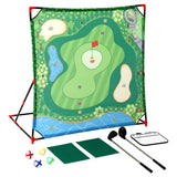 Darrahopens Baby & Kids > Baby & Kid's Toys > Activity Toys Keezi Kids Golf Chipping Game Set with Stand, 24 Sticky Balls, Adjustable Club & 2 Hitting Mats for Indoor Outdoor Ages 3-12 Play In Australia - Darrahopens