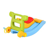 Darrahopens Baby & Kids > Baby & Kid's Toys > Activity Toys Keezi Kids Slide Set Toddler Indoor Playset Rocking Horse Ring Toss Multi Colour