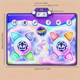 Darrahopens Baby & Kids > Baby & Kid's Toys > Activity Toys Kids Dance Mat Double Player Interactive Music Game