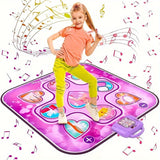 Darrahopens Baby & Kids > Baby & Kid's Toys > Activity Toys Kids LED Musical Dance Mat with 6 Game Modes