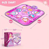 Darrahopens Baby & Kids > Baby & Kid's Toys > Activity Toys Kids LED Musical Dance Mat with 6 Game Modes