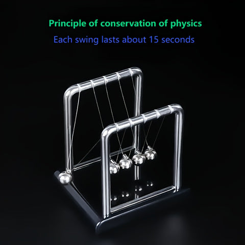 Darrahopens Baby & Kids > Baby & Kid's Toys > Activity Toys Newton's Cradle, made of durable PP material, is both a desktop physics demonstration pendulum and a stress-relieving decorative piece for offices and homes, ideal as a creative gift.
