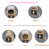 Darrahopens Baby & Kids > Baby & Kid's Toys > Activity Toys Pink Kids Mini Electric Toy Washing Machine with Spin Dryer Basket - Pretend Play Appliance