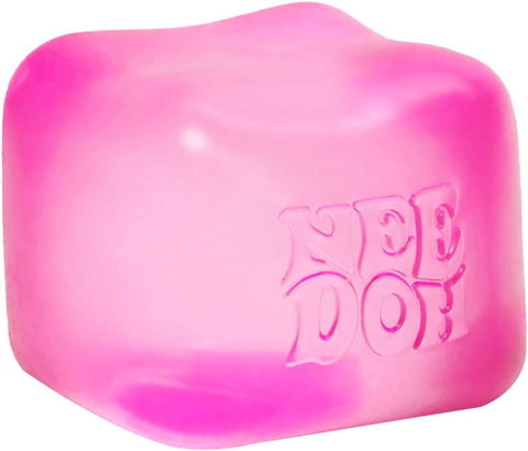 Darrahopens Baby & Kids > Baby & Kid's Toys > Activity Toys Pink Stress Cube Fidget Squishy Slow Rising Sensory Stress Ball, Soft Gel Filled Anxiety Relief Toy for Kids Teens Adults