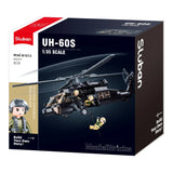 Darrahopens Baby & Kids > Baby & Kid's Toys > Activity Toys Sluban B1012 Model Kit UH60 Black Hawk Medical Rescue Helicopter US Army MEDEVAC Air Force Military Building Blocks DIY In Australia - Darrahopens