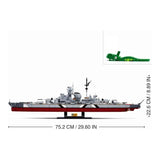 Darrahopens Baby & Kids > Baby & Kid's Toys > Activity Toys Sluban B1102 Model Kit WWII Bismarck Battleship Large Scale Warship Navy Vessel Boat Military Blocks DIY Construction In Australia - Darrahopens