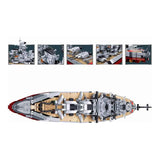 Darrahopens Baby & Kids > Baby & Kid's Toys > Activity Toys Sluban B1102 Model Kit WWII Bismarck Battleship Large Scale Warship Navy Vessel Boat Military Blocks DIY Construction In Australia - Darrahopens