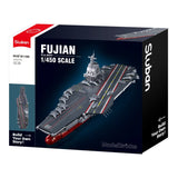 Darrahopens Baby & Kids > Baby & Kid's Toys > Activity Toys Sluban B1188 Model Kit 1:450 Aircraft Carrier Fujian Type 003 Chinese PLAN Warship Navy Vessel Boat Blocks DIY Set Toy In Australia - Darrahopens