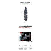 Darrahopens Baby & Kids > Baby & Kid's Toys > Activity Toys Sluban B1188 Model Kit 1:450 Aircraft Carrier Fujian Type 003 Chinese PLAN Warship Navy Vessel Boat Blocks DIY Set Toy In Australia - Darrahopens