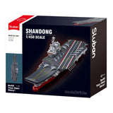 Darrahopens Baby & Kids > Baby & Kid's Toys > Activity Toys Sluban B1189 Model Kit 1:450 Aircraft Carrier Shandong Type 002 PLAN Warship Navy Vessel Boat Blocks DIY Set Toy In Australia - Darrahopens