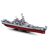 Darrahopens Baby & Kids > Baby & Kid's Toys > Activity Toys Sluban B1291 Model Kit 1:350 USS Missouri BB63 Mighty Mo Battleship Warship WWII Navy Vessel Boat Blocks DIY Set Toy In Australia - Darrahopens
