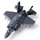 Darrahopens Baby & Kids > Baby & Kid's Toys > Activity Toys Sluban B1361 Model Kit 1:44 F35 Lightning Stealth Fighter Jet Plane Modern USAF Air Force Building Blocks DIY Set Toy In Australia - Darrahopens