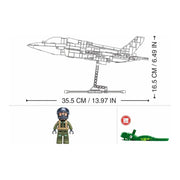 Darrahopens Baby & Kids > Baby & Kid's Toys > Activity Toys Sluban B1361 Model Kit 1:44 F35 Lightning Stealth Fighter Jet Plane Modern USAF Air Force Building Blocks DIY Set Toy In Australia - Darrahopens