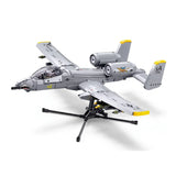 Darrahopens Baby & Kids > Baby & Kid's Toys > Activity Toys Sluban B1362 Model Kit 1:44 A10 Warthog Thunderbolt Attack Jet Fighter Plane USAF Military Building Blocks DIY Set Toy In Australia - Darrahopens
