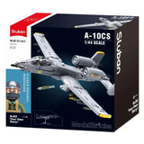 Darrahopens Baby & Kids > Baby & Kid's Toys > Activity Toys Sluban B1362 Model Kit 1:44 A10 Warthog Thunderbolt Attack Jet Fighter Plane USAF Military Building Blocks DIY Set Toy In Australia - Darrahopens