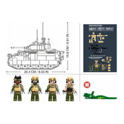Darrahopens Baby & Kids > Baby & Kid's Toys > Activity Toys Sluban B1363 Model Kit 1:35 M3A3 Bradley Armored Infantry Vehicle IFV AFV Modern US Army Military Building Blocks DIY Set Toy In Australia - Darrahopens