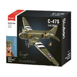 Darrahopens Baby & Kids > Baby & Kid's Toys > Activity Toys Sluban B1366 Model Kit 1:44 C47 Skytrain Airtrain Cargo Transport Aircraft WWII Air Force Building Blocks DIY Set Toy In Australia - Darrahopens