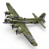 Darrahopens Baby & Kids > Baby & Kid's Toys > Activity Toys Sluban B1367 Model Kit 1:44 B17 Flying Fortress Heavy Bomber WWII USAAF Army Air Force Military Building Blocks DIY Set Toy In Australia - Darrahopens