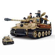 Darrahopens Baby & Kids > Baby & Kid's Toys > Activity Toys Sluban B1533 Model Kit 1:35 Tiger I Tank German Panzer WWII Army Military Building Blocks DIY Toy Construction Set In Australia - Darrahopens