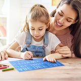 Darrahopens Baby & Kids > Baby & Kid's Toys > Art & Drawing Toys 4-Piece Plastic Letter and Number Stencils Set, Various Sizes for Children DIY Painting Learning