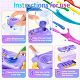 Darrahopens Baby & Kids > Baby & Kid's Toys > Art & Drawing Toys Automatic Water Change Brush Cleaner Cup