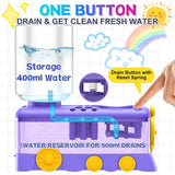 Darrahopens Baby & Kids > Baby & Kid's Toys > Art & Drawing Toys Automatic Water Change Brush Cleaner Cup