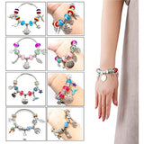 Darrahopens Baby & Kids > Baby & Kid's Toys > Art & Drawing Toys Unicorn & Mermaid Charm Bracelet Craft Kit for Girls