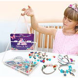 Darrahopens Baby & Kids > Baby & Kid's Toys > Art & Drawing Toys Unicorn & Mermaid Charm Bracelet Craft Kit for Girls