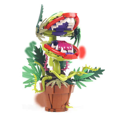 Darrahopens Baby & Kids > Baby & Kid's Toys > Building Toys 322PCS Horrous Audrey The 2 Piranha Plant Cannibal Flower Building Toys Model ,Unique Cannibal Flowers Monster Christmas DIY Decor,A Great Decorative Toy for 6+