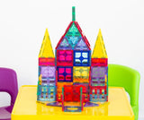 Darrahopens Baby & Kids > Baby & Kid's Toys > Building Toys 78 Pcs non-toxic STEM Educational, Durable Magnetic Tiles/Puzzle with Storage Bag