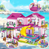 Darrahopens Baby & Kids > Baby & Kid's Toys > Building Toys City Villa Castle Building Blocks Set With Pool