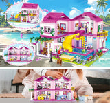Darrahopens Baby & Kids > Baby & Kid's Toys > Building Toys City Villa Castle Building Blocks Set With Pool