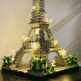 Darrahopens Baby & Kids > Baby & Kid's Toys > Building Toys LED Eiffel Tower Micro Mini Building Blocks Set