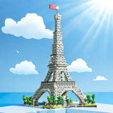 Darrahopens Baby & Kids > Baby & Kid's Toys > Building Toys LED Eiffel Tower Micro Mini Building Blocks Set