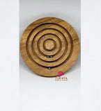 Darrahopens Baby & Kids > Baby & Kid's Toys > Building Toys Marble run brain teaser puzzle, wood, handmade 3D puzzle-get all 3 marbles together