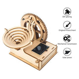 Darrahopens Baby & Kids > Baby & Kid's Toys > Building Toys Marble Run Model self assembly construction set with motor ages 10+