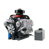 Darrahopens Baby & Kids > Baby & Kid's Toys > Building Toys V8 Engine Simulation Model Blocks
