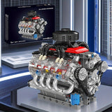 Darrahopens Baby & Kids > Baby & Kid's Toys > Building Toys V8 Engine Simulation Model Blocks