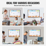 Darrahopens Baby & Kids > Baby & Kid's Toys > Building Toys VEVOR 36"x 24" Monthly Calendar Whiteboard & Cork Board Combo with Aluminum Frame – 2-in-1 Magnetic Dry Erase Bulletin Board for Wall Mount – Ideal for School, Home, Office