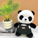 Darrahopens Baby & Kids > Baby & Kid's Toys > Dolls, Playsets & Toy Figures A unique Chinese panda plush toy, a simulated giant panda doll (green)