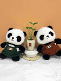 Darrahopens Baby & Kids > Baby & Kid's Toys > Dolls, Playsets & Toy Figures A unique Chinese panda plush toy, a simulated giant panda doll (green)