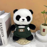 Darrahopens Baby & Kids > Baby & Kid's Toys > Dolls, Playsets & Toy Figures A unique Chinese panda plush toy, a simulated giant panda doll (green)