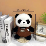 Darrahopens Baby & Kids > Baby & Kid's Toys > Dolls, Playsets & Toy Figures A unique Chinese panda plush toy, a simulated giant panda doll (green)
