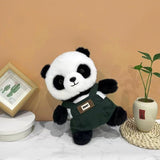 Darrahopens Baby & Kids > Baby & Kid's Toys > Dolls, Playsets & Toy Figures A unique Chinese panda plush toy, a simulated giant panda doll (green)