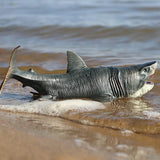Darrahopens Baby & Kids > Baby & Kid's Toys > Dolls, Playsets & Toy Figures Large Megalodon Shark Toy, Plastic Sea Animal Figure, Realistic Sea Monster Toy Figure