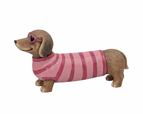 Darrahopens Baby & Kids > Baby & Kid's Toys > Dolls, Playsets & Toy Figures Magnesia Pink Beach Dachshund 42cm