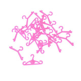 Darrahopens Baby & Kids > Baby & Kid's Toys > Dolls, Playsets & Toy Figures Pink Hangers Accessories For Barbie Doll, 20 pcs Dress Clothes Hangers